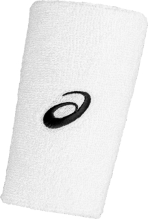 ASICS TERRY DOUBLE WIDE WRISTBAND, Real White
