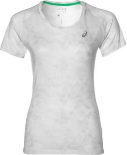 FUZEX PRINTED SS TOP, Whisk Real White