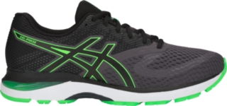 asics green running shoes