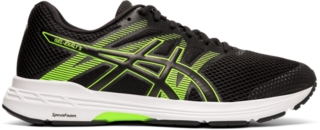 asics green running shoes