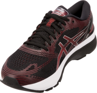 asics gel nimbus 21 black classic red