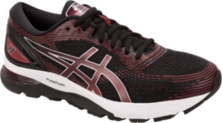 Unisex GEL-NIMBUS™ 21 | BLACK/CLASSIC RED | Up to 50% on Running ...