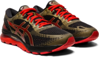 Unisex GEL-NIMBUS 21 | BLACK/CLASSIC RED | Up to 50% on Running | ASICS  Outlet