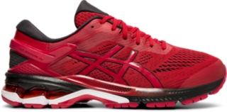 asics red and black