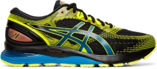 asics yellow running shoes