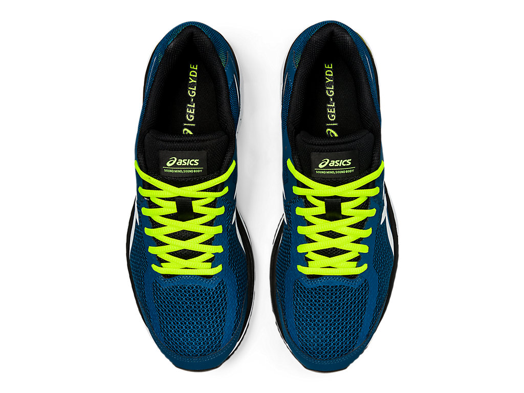 chaussure de running asics gel glyde noir jaune chaussure de running asics gel glyde noir jaune