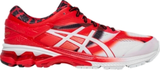 Right side view of GEL-KAYANO 26 TOKYO, CLASSIC RED/WHITE