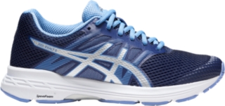Women S Gel Exalt 5 Indigo Blue Silver Running Asics Outlet