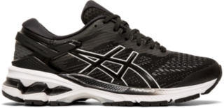 Women's GEL-KAYANO 26 | BLACK/WHITE 