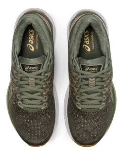 Women's GELNimbus 22 Knit Lichen Green/Mantle Green Running Shoes