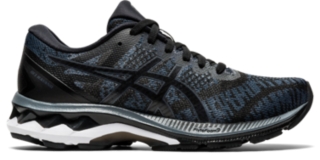 all black asics runners