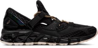 asics black leather school shoes