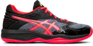 black asics netball shoes