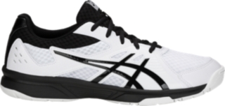 Asics white and black