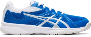 Right side view of UPCOURT 3, DIRECTOIRE BLUE/PURE SILVER