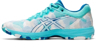 asics gel professional ff white netball trainers