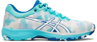 asics netball trainers white