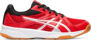 asics shoes kids red