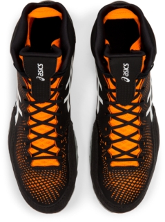asics orange wrestling shoes