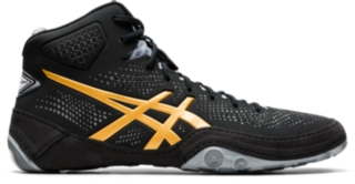 black and gold volleyball shoes