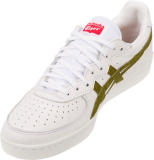 asics gsm white hunter green