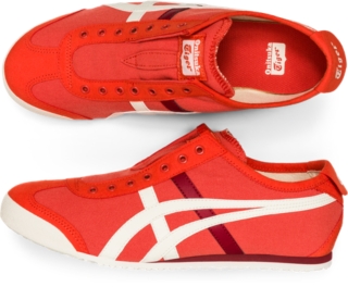 Unisex MEXICO 66 SLIP-ON | Red Snapper/Birch | Shoes | Onitsuka Tiger