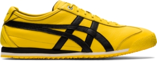 asics tiger yellow black mexico 66