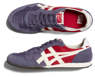 Onitsuka Tiger SERRANO ホワイト/ブルー/レッド Onitsuka Tiger SERRANO WHITE/BLUE/RED Shoes from Japan New