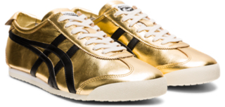 ◆onitsuka tiger◆ Mexico 66 1183B566_200 Onitsuka Tiger MEXICO 66 PURE GOLD / BLACK 1183B566 200