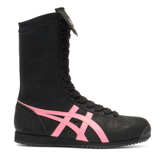Onitsuka Tiger 女性用ブーツ 黒/ピンク Onitsuka Tiger】 正規品☆ Tokuten Pink Black ☆人気