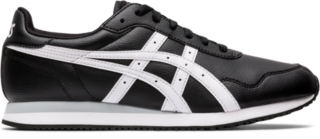 asics black and white