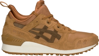 brown asics shoes