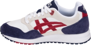 Men's GEL-Saga | White/Burgundy | Sportstyle | ASICS