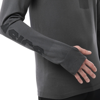 ELITE SEAMLESS LS DARK GREY