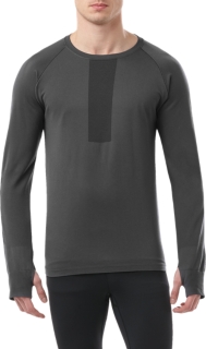 ELITE SEAMLESS LS DARK GREY