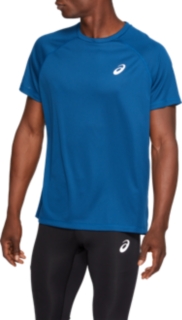 asics mens running tops