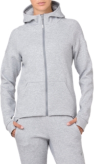 grey heather hoodie