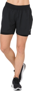 asics 2 in 1 short