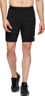 Front Top view of SHORT, PERFORMANCE BLACK