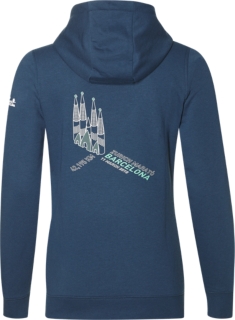 felpe con zip asics donna