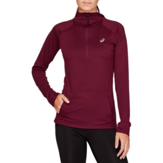 asics running hoodie