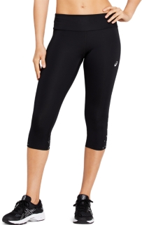 Women's SPORT RACE KNEE TIGHT PERFORMANCE BLACK Tights & Leggings
