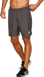 asics silver shorts