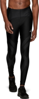 asics running tights mens