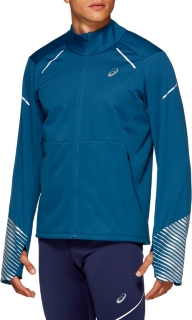Front Top view of LITE-SHOW&trade; 2 WINTER JACKET, Mako Blue