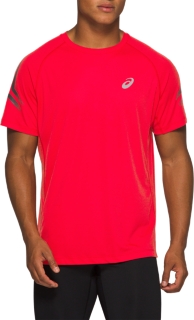 asics t shirt rouge