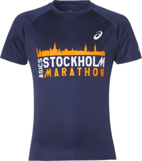 Front Top view of TS TECHNICAL GRAPHIC 2 ST, INDIGO BLUE