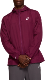 asics run hood jacket