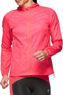 asics woven women's running jacket