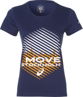 Front Top view of TS COTTON GRAPHIC 3 ST, INDIGO BLUE